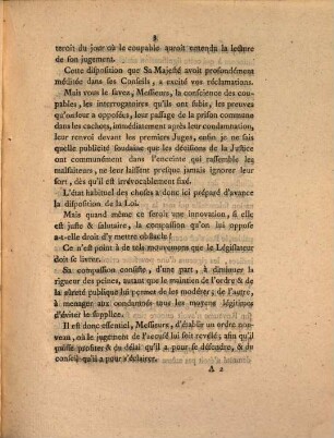 Discours De M. Le Garde Des Sceaux, Pour annoncer la Déclaration Du Roi, relative à l'Ordonnance Criminelle