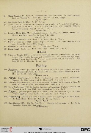 Städte (Nr. 830-914)