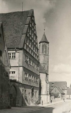 Rothenburg ob der Tauber, Heilig-Geist-Spital in der Spitalgasse
