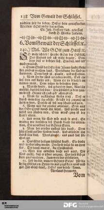 6. Vom Gewalt der Schlüssel