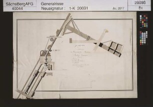 Reicher Bergsegen Fundgrube hinter Erbisdorf; Wassersäulenmaschine