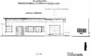 Esslingen (Neckar): Nebengebäude Garagenausbau Gbd.2A Südansicht