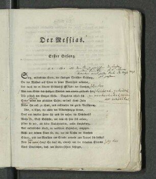 [Erster Gesang. - Vierter Gesang.]