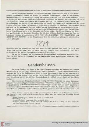 ⟦Sandershausen⟧