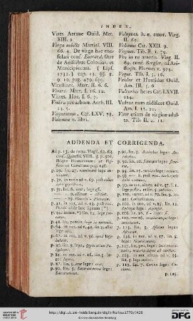 Addenda et Corrigenda