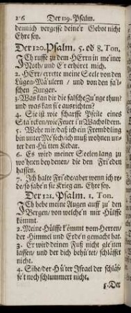 Der 121. Psalm. - Der 150. Psalm.