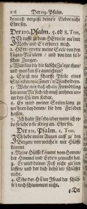 Der 121. Psalm. - Der 150. Psalm.