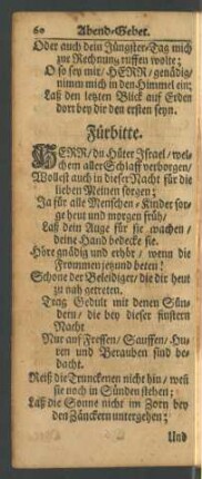 Fürbitte