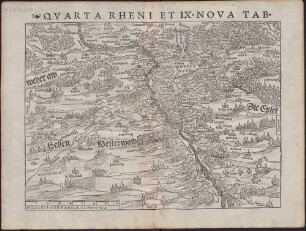 Quarta Rheni et IX Nova Tab[ula]