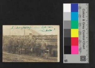 Feldpostkarte an Martin Brau (Vater) in Buchholz, Kreis Harburg von Konrad Brau aus dem Felde