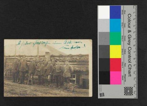 Feldpostkarte an Martin Brau (Vater) in Buchholz, Kreis Harburg von Konrad Brau aus dem Felde