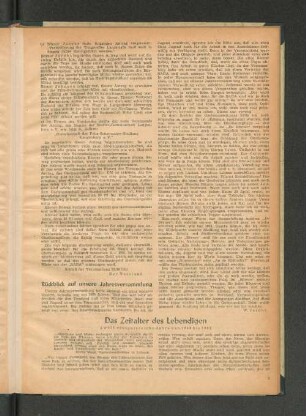 Rückblick auf unsere Jahresversammlung