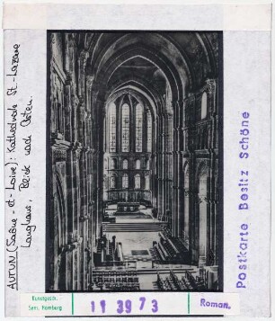 Autun: Kathedrale Saint-Lazare, Blick in den Chor