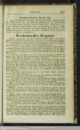 Nachtwache-Signal