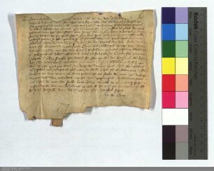 Der Archidiakon von Dietkirchen beauftragt den Archipresbyter von Wetzlar, nachdem niemand Einspruch erhoben hat, den Heinrich Fischer, Priester z...
