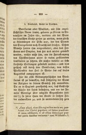 239, II. 4. Bonifacius, Apostel der Deutschen.