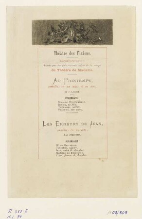 Théâtre des Fixions