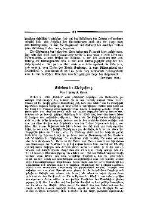 Erleben im Liedgesang