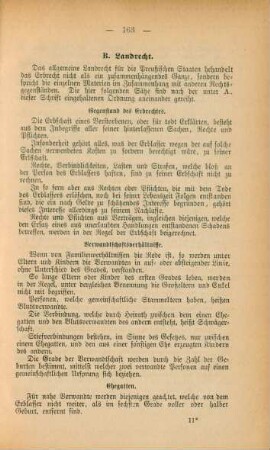 B. Landrecht