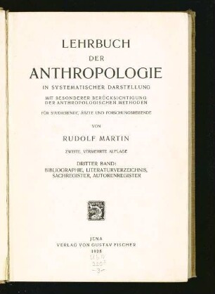 3: Bibliographie, Literaturverzeichnis, Sachregister, Autorenregister