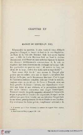 Chapitre XV: Maison de Sertius
