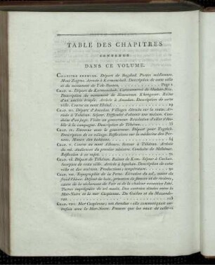Table Des Chapitres Contenus Dans Ce Volume.