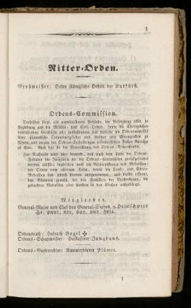 Ritter=Orden.