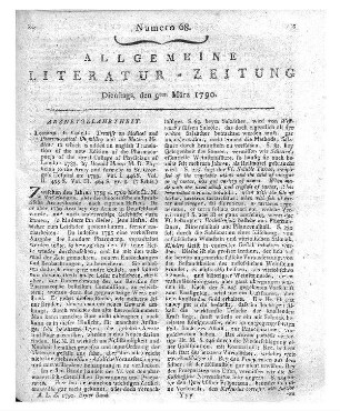 Monro, Donald: Treatise on Medical and Pharmaceutical Chymistry and the Materia Medica: to which is added an english Translation of the new Edition of the Pharmacopoeja of the royal College of Physicians of London. London: Cadell 1789