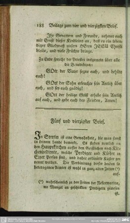 Fünf und vierzigster Brief