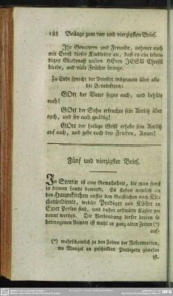 Fünf und vierzigster Brief