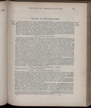 Section XIII. Theory of Probabilities.