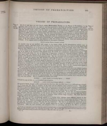 Section XIII. Theory of Probabilities.