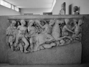 Sarkophag-Fragment mit der Eberjagd des Meleager