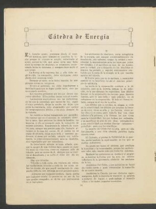 Cátedra de Energía