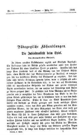 Die Individualität beim Spiel