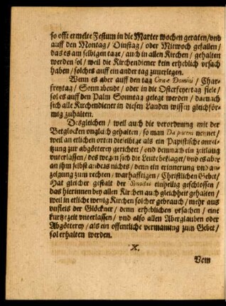 X. vom rechten Christlichen Bann.