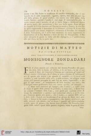 Notizie di Matteo