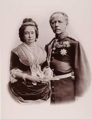 Der Großherzog von Sachsen-Weimar mit Frau
