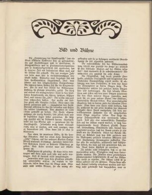 Bild und Bühne