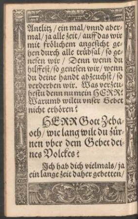 Herr Gott Zebaoth ...