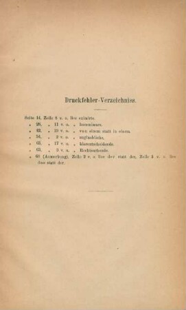 Druckfehler-Verzeichniss