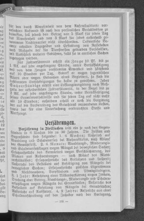 Verjährung.