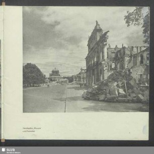 Steinhaufen, Mauern und Fassaden