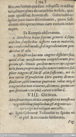 VIII. GENUS.