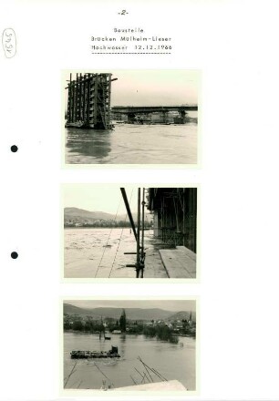 Moselbrücke Mülheim - Lieser, 1966-1968