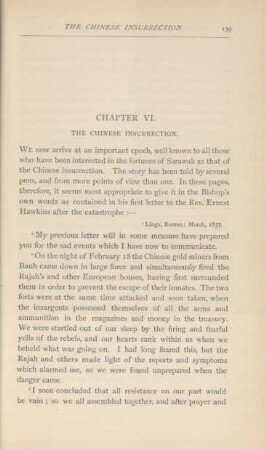 Chapter VI. The Chinese insurrection