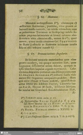§. 67. Pronunciationis singularia