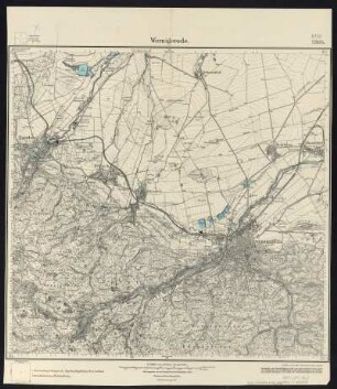 Messtischblatt [4130] = 2305 : Wernigerode, 1933 : Messtischblatt [4130] = 2305 : Wernigerode. - Hrsg. 1909, einz. Nachtr. 1926, gedr. [19]33. - [Berlin] : Reichsamt für Landesaufnahme, 1933. - 1 Kt. : zweifarbig