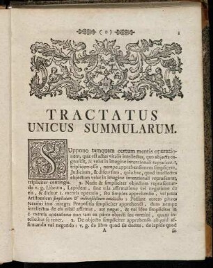 Tractatus Unicus Summularum.