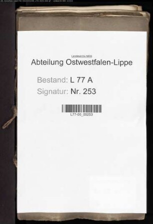 Jahrmärkte im Flecken Lage und Revision der Wegegeldrechnungen